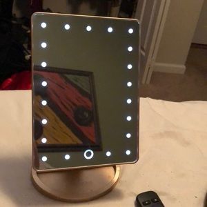 Impressions Vanity Travel Lighted Mirror!